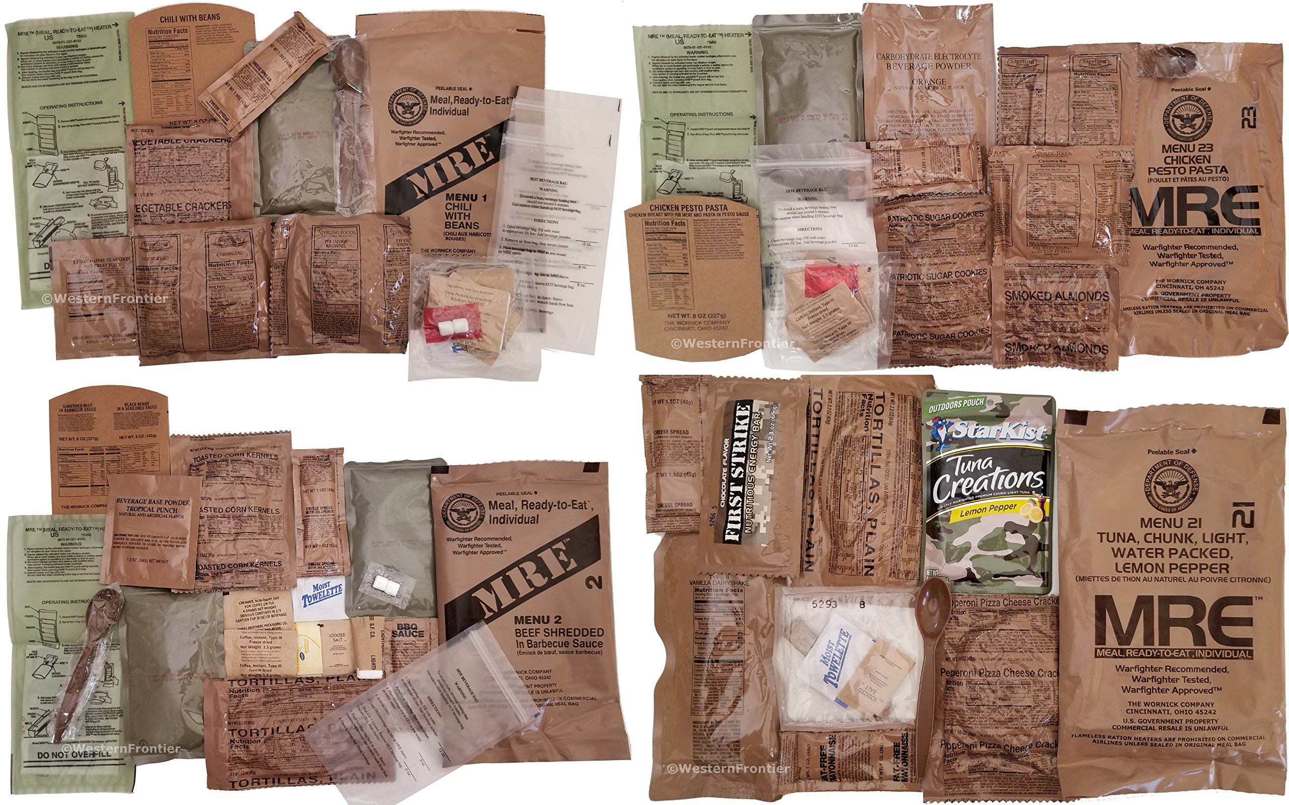 Amazon.com: MRE A-Menu Case, 2018 Inspection Date Military Meal